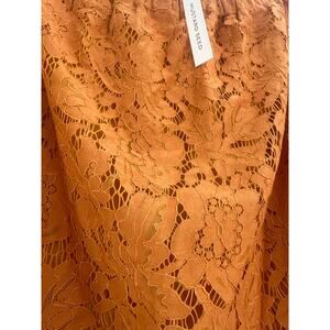 Mustard seed blouse top SzM Fall orange holidays Christmas Xmas